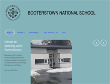 Tablet Screenshot of booterstownnationalschool.ie